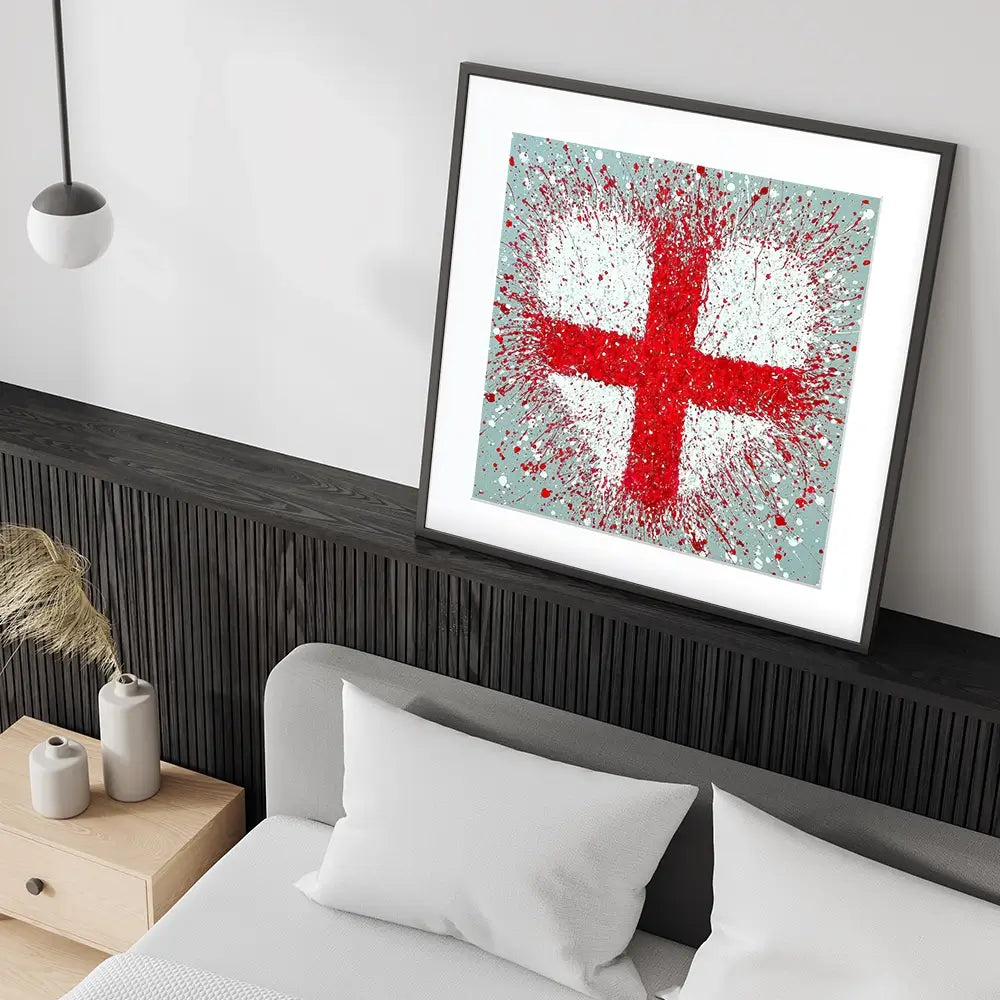 The Heart Of England Square Framed Art Print The Heart Of England Square Framed Art Print wall art product Jo Gough