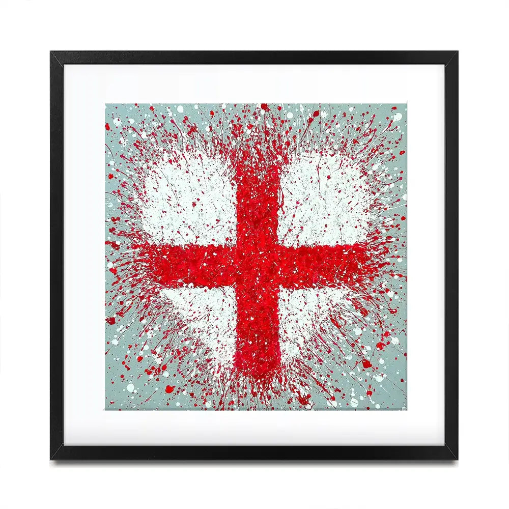 The Heart Of England Square Framed Art Print The Heart Of England Square Framed Art Print wall art product Jo Gough