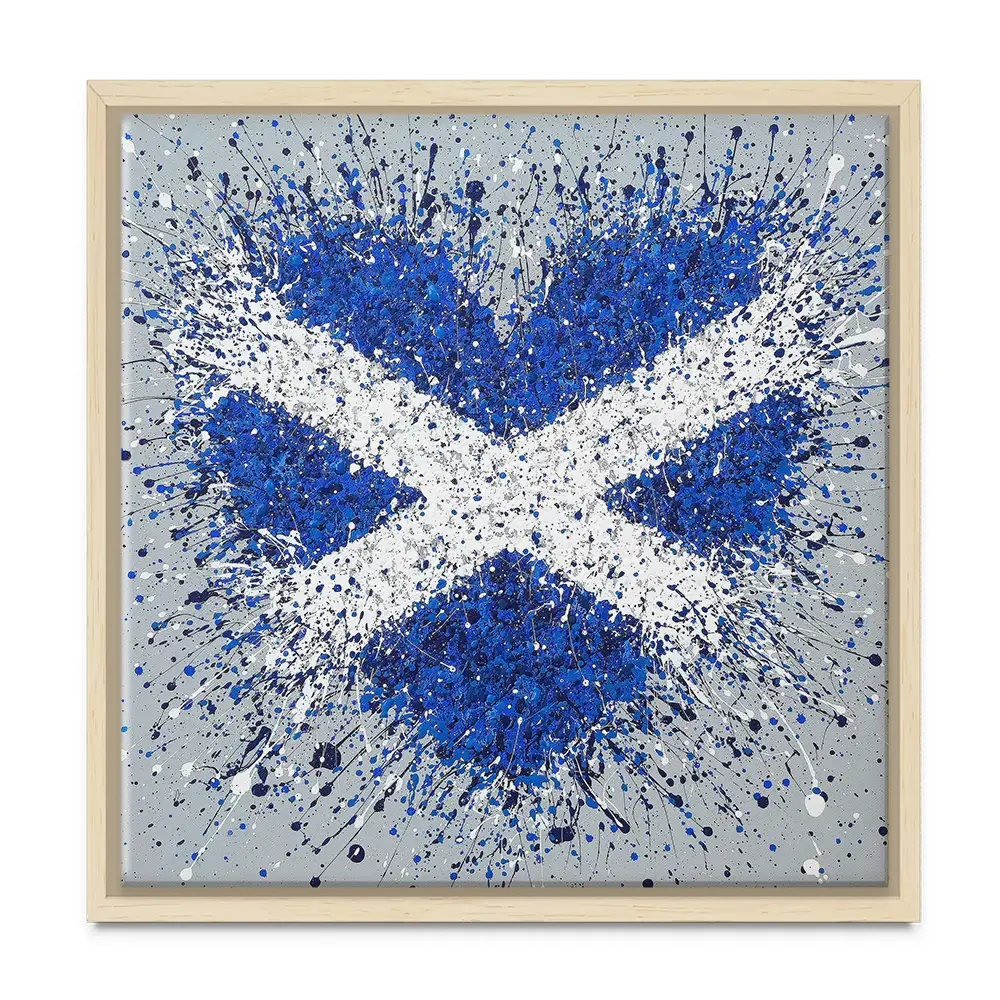 The Heart Of Scotland Square Canvas Print The Heart Of Scotland Square Canvas Print wall art product Jo Gough