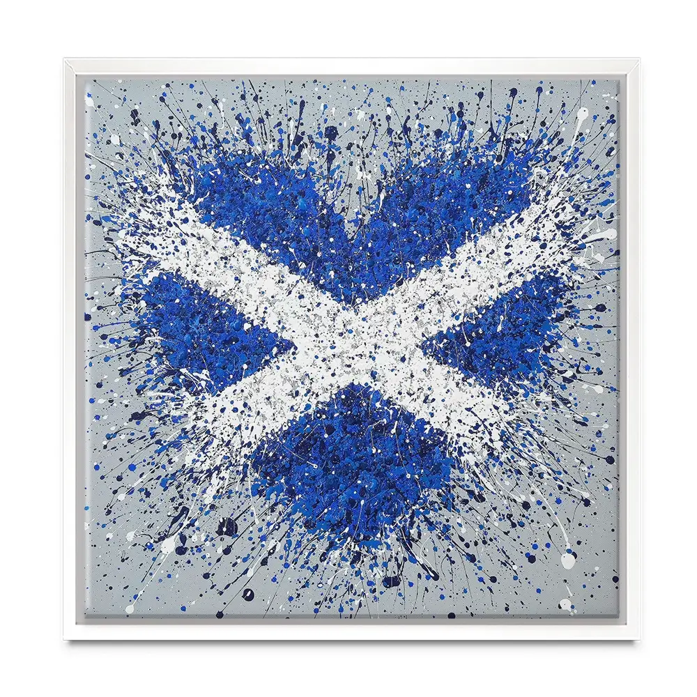 The Heart Of Scotland Square Canvas Print The Heart Of Scotland Square Canvas Print wall art product Jo Gough