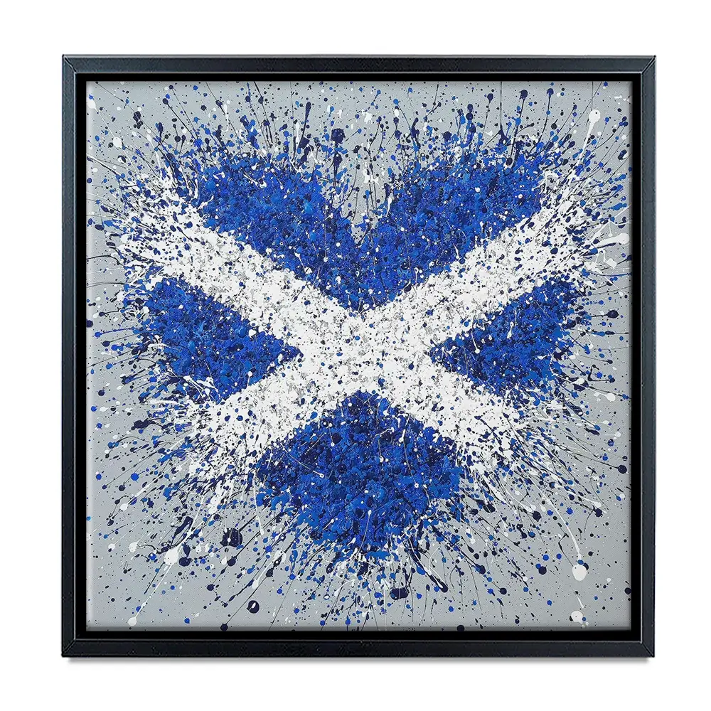 The Heart Of Scotland Square Canvas Print The Heart Of Scotland Square Canvas Print wall art product Jo Gough