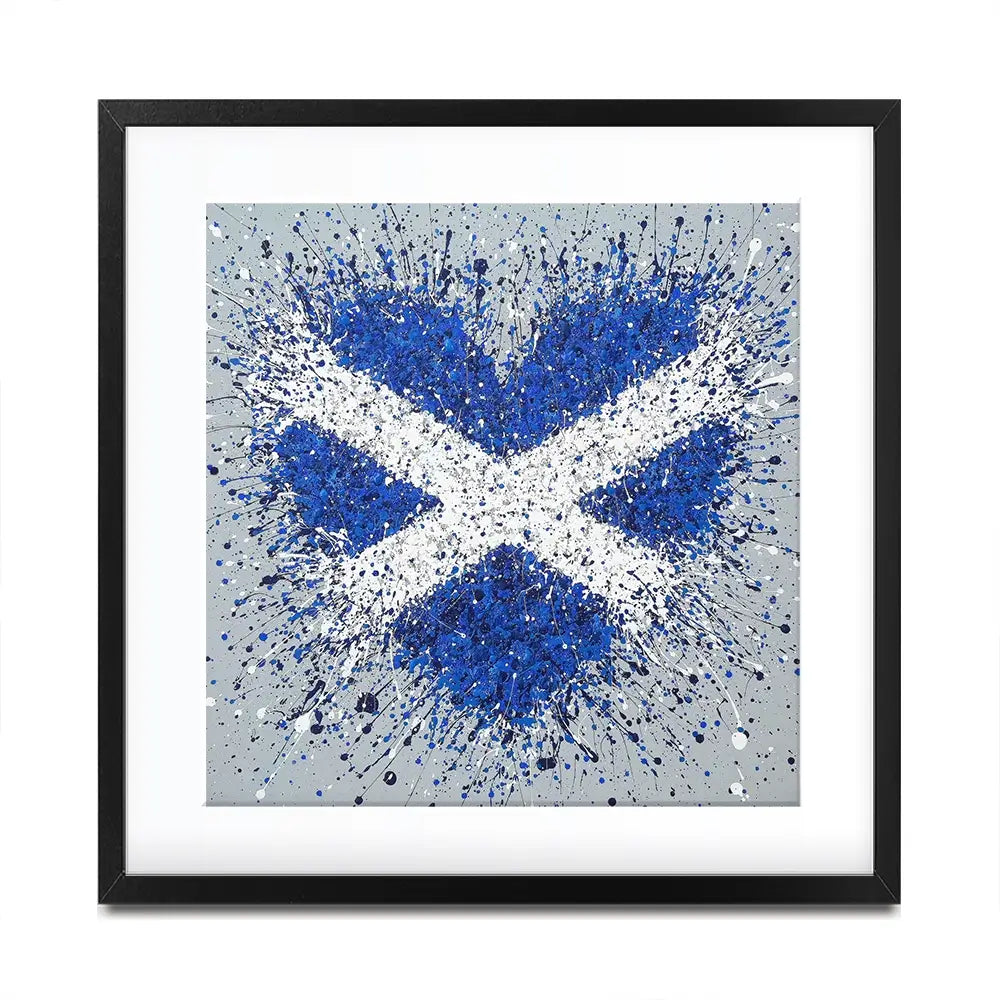 The Heart Of Scotland Square Framed Art Print The Heart Of Scotland Square Framed Art Print wall art product Jo Gough