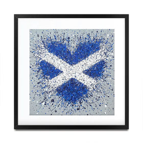 The Heart Of Scotland Square Framed Art Print The Heart Of Scotland Square Framed Art Print wall art product Jo Gough