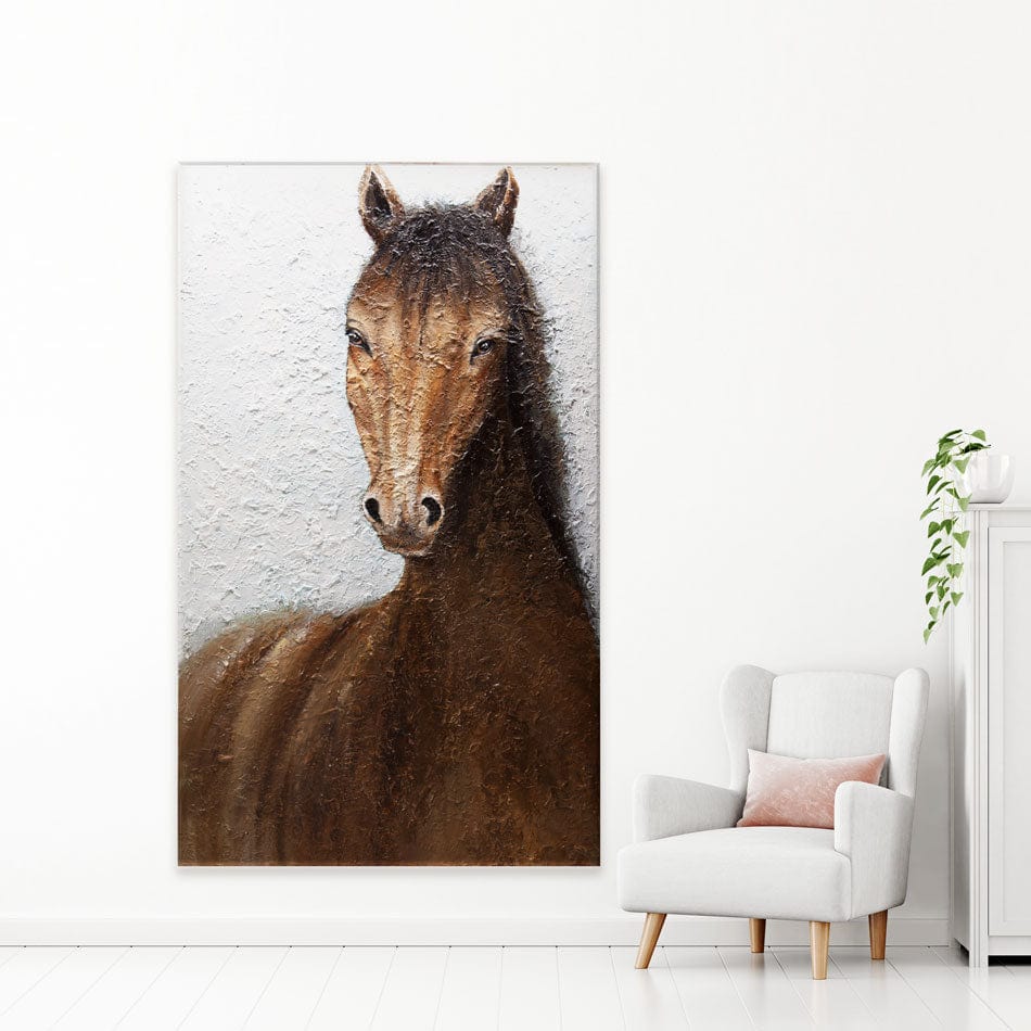 The Horse Canvas Print wall art product Osnat Tzadok