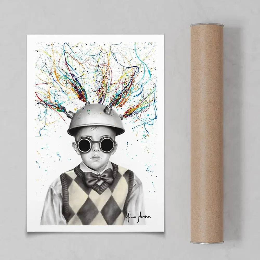 The Ideas Boy Art Print The Ideas Boy Art Print wall art product Ashvin Harrison
