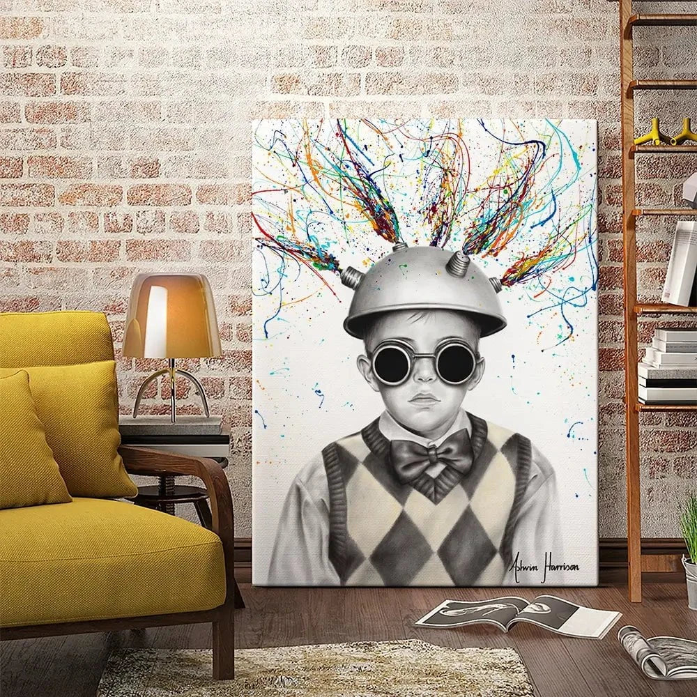 The Ideas Boy Canvas Print The Ideas Boy Canvas Print wall art product Ashvin Harrison