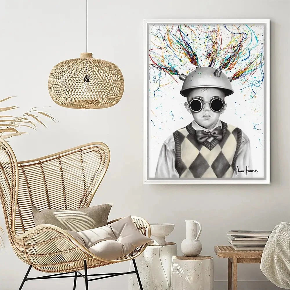 The Ideas Boy Canvas Print The Ideas Boy Canvas Print wall art product Ashvin Harrison