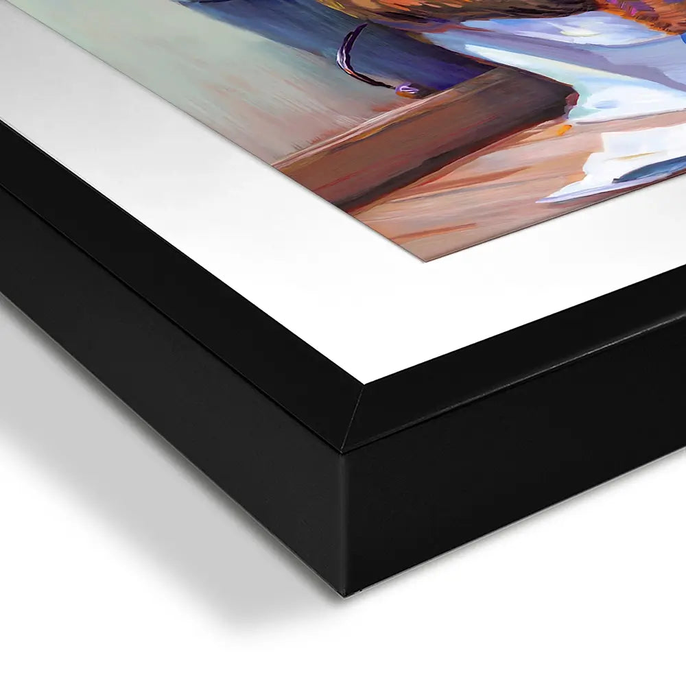 The Informed Bear Square Framed Art Print The Informed Bear Square Framed Art Print wall art product Leon Devenice