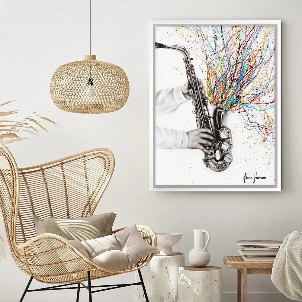 The Jazz Saxophone Canvas Print The Jazz Saxophone Canvas Print wall art product Ashvin Harrison
