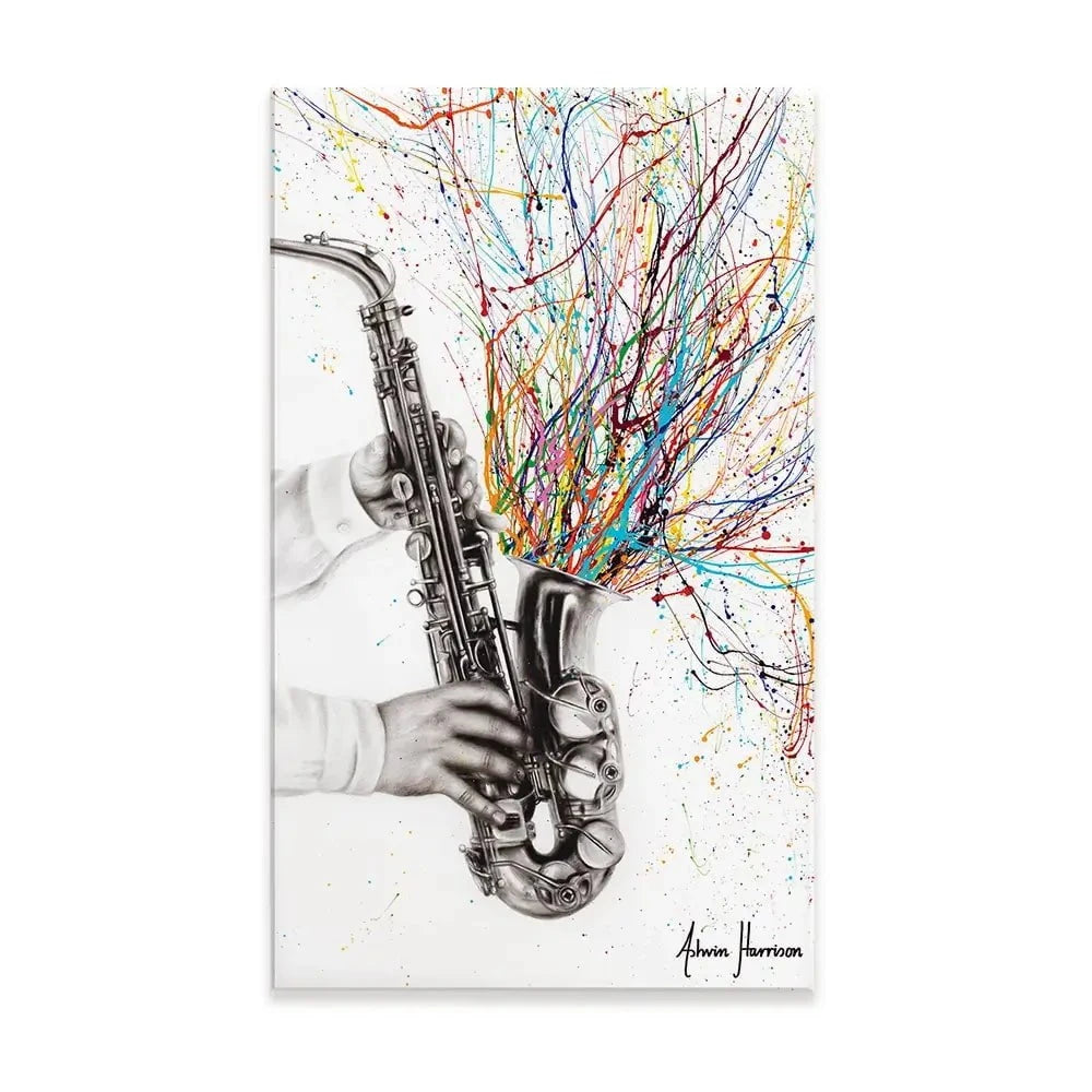 The Jazz Saxophone Canvas Print The Jazz Saxophone Canvas Print wall art product Ashvin Harrison