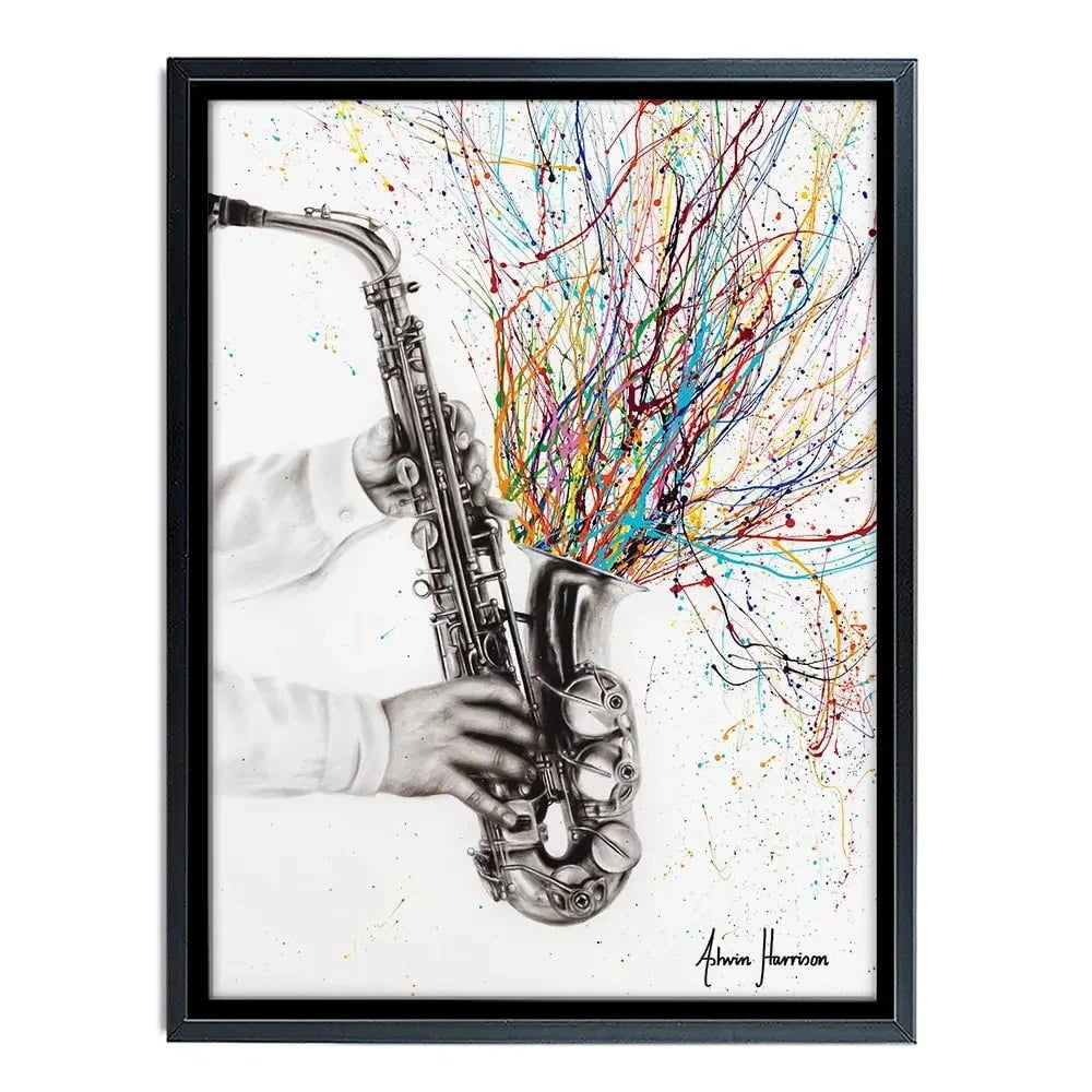 The Jazz Saxophone Canvas Print The Jazz Saxophone Canvas Print wall art product Ashvin Harrison