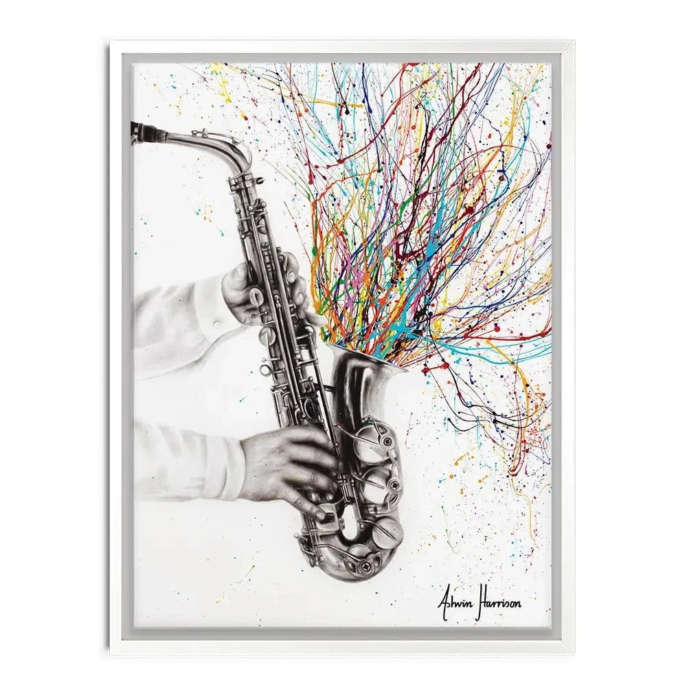The Jazz Saxophone Canvas Print The Jazz Saxophone Canvas Print wall art product Ashvin Harrison