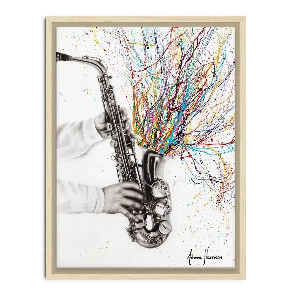 The Jazz Saxophone Canvas Print The Jazz Saxophone Canvas Print wall art product Ashvin Harrison