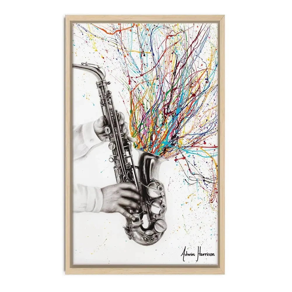 The Jazz Saxophone Canvas Print The Jazz Saxophone Canvas Print wall art product Ashvin Harrison