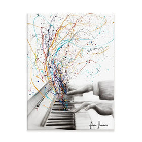 The Keyboard Solo Canvas Print The Keyboard Solo Canvas Print wall art product Ashvin Harrison