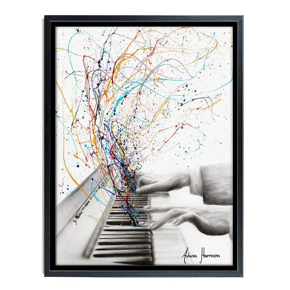The Keyboard Solo Canvas Print The Keyboard Solo Canvas Print wall art product Ashvin Harrison
