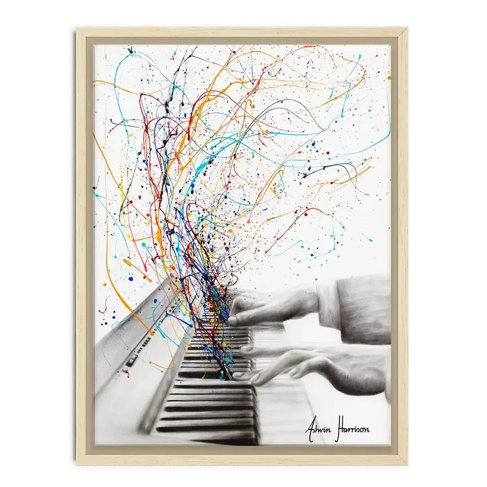 The Keyboard Solo Canvas Print The Keyboard Solo Canvas Print wall art product Ashvin Harrison
