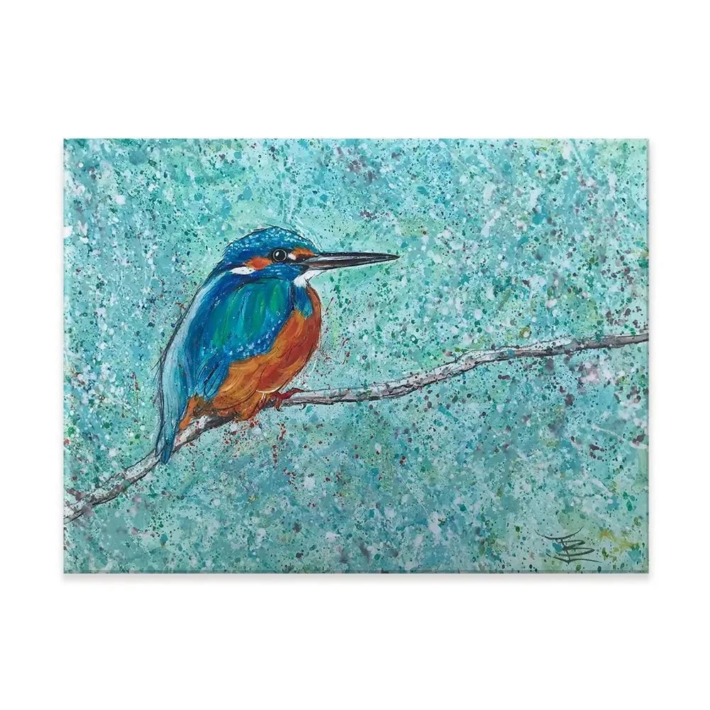 The Kingfisher Canvas Print The Kingfisher Canvas Print wall art product Jane Brookshaw