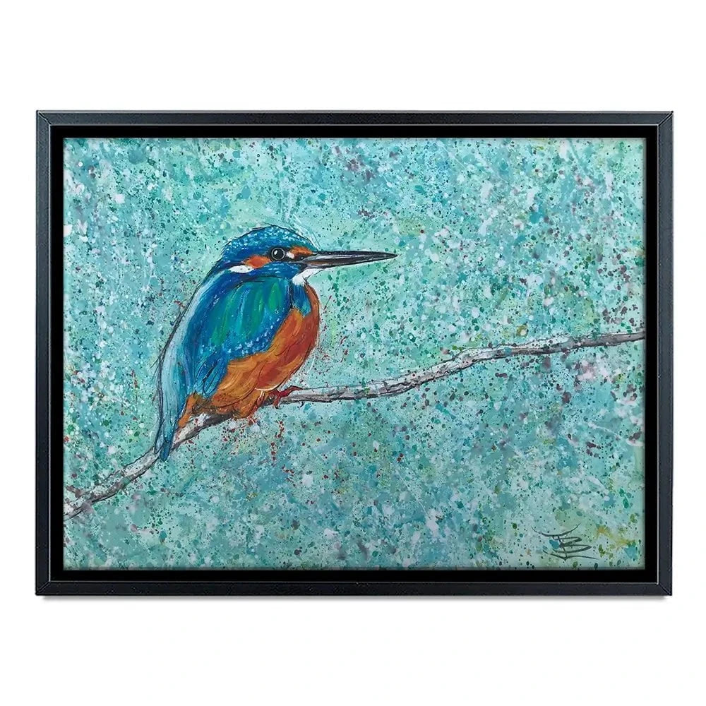 The Kingfisher Canvas Print The Kingfisher Canvas Print wall art product Jane Brookshaw