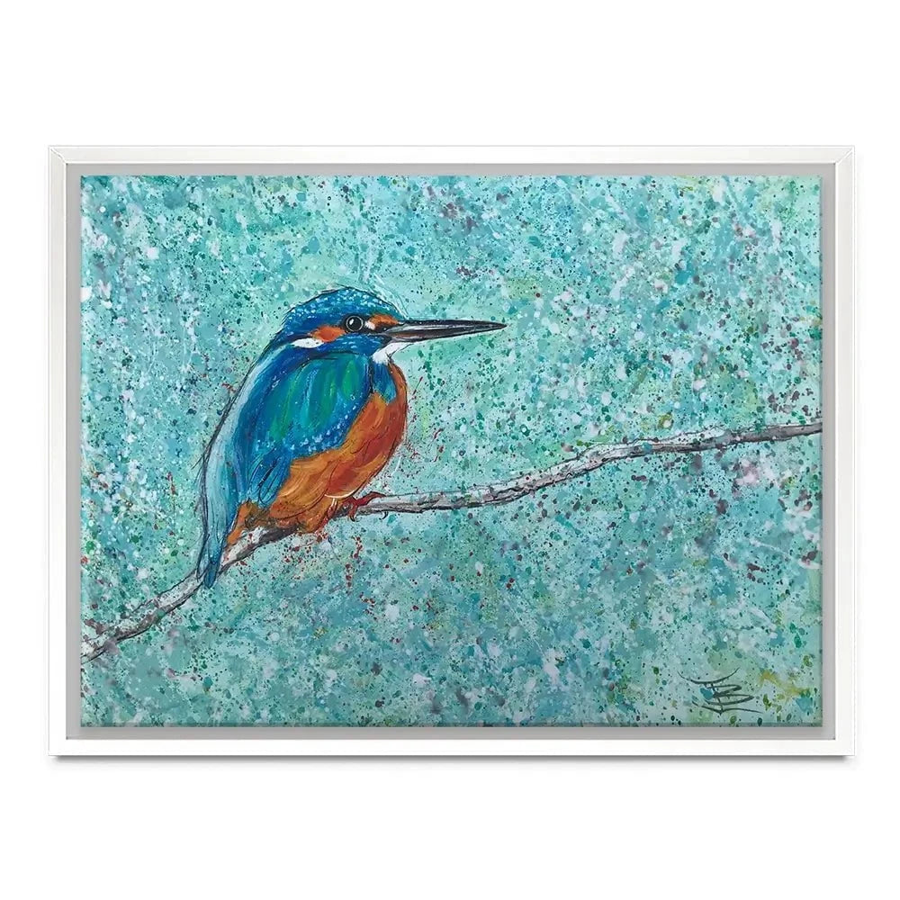 The Kingfisher Canvas Print The Kingfisher Canvas Print wall art product Jane Brookshaw