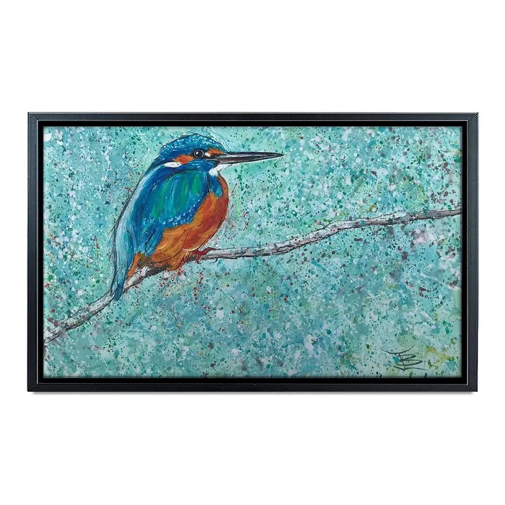 The Kingfisher Canvas Print The Kingfisher Canvas Print wall art product Jane Brookshaw