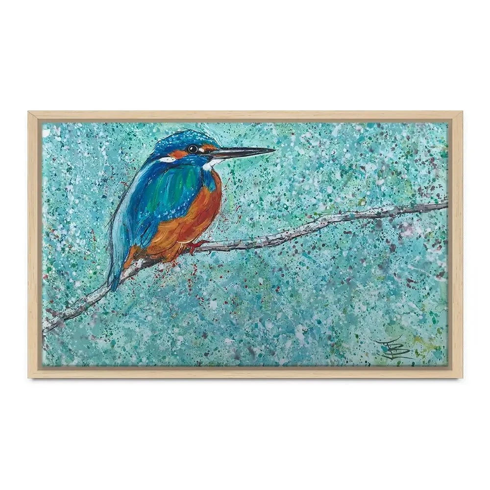 The Kingfisher Canvas Print The Kingfisher Canvas Print wall art product Jane Brookshaw