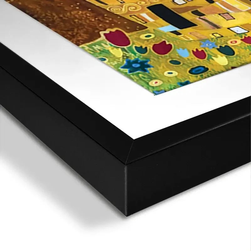 The Kiss Reimagined Framed Art Print The Kiss Framed Art Print | The Kiss Framed Print | The Kiss Artwork wall art product Liliya Kulianionak / Shutterstock