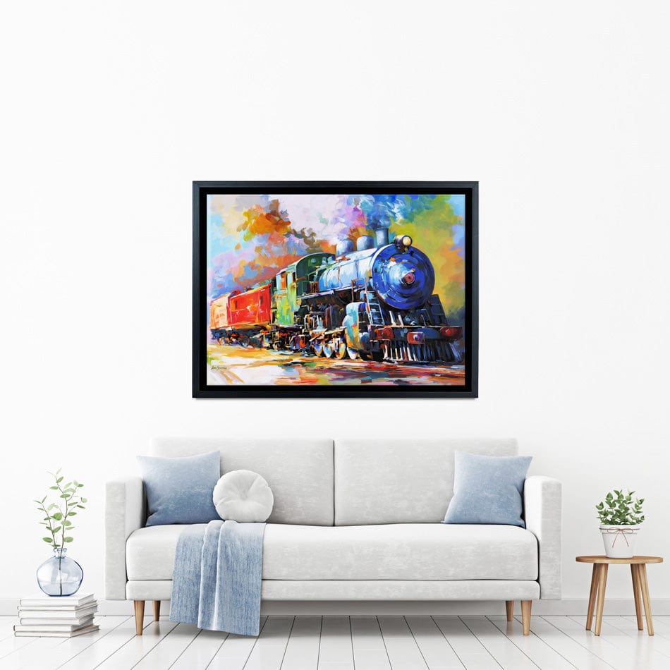 The Last Train Canvas Print wall art product / Shutterstock