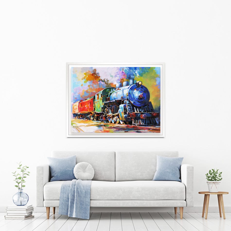 The Last Train Canvas Print wall art product / Shutterstock