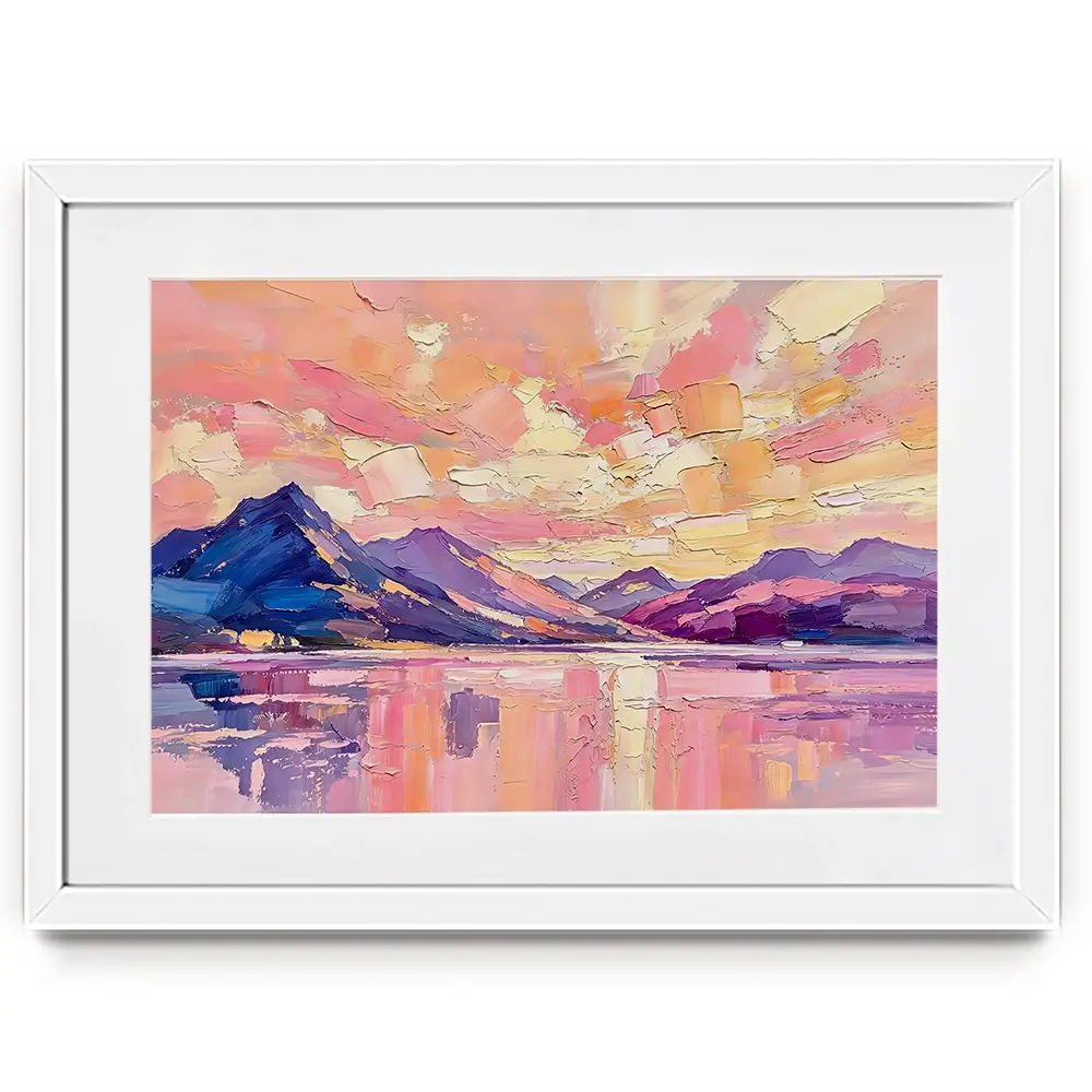 The Loch Holds The Light Framed Art Print The Loch Holds The Light Framed Art Print wall art product David Alexander Elder