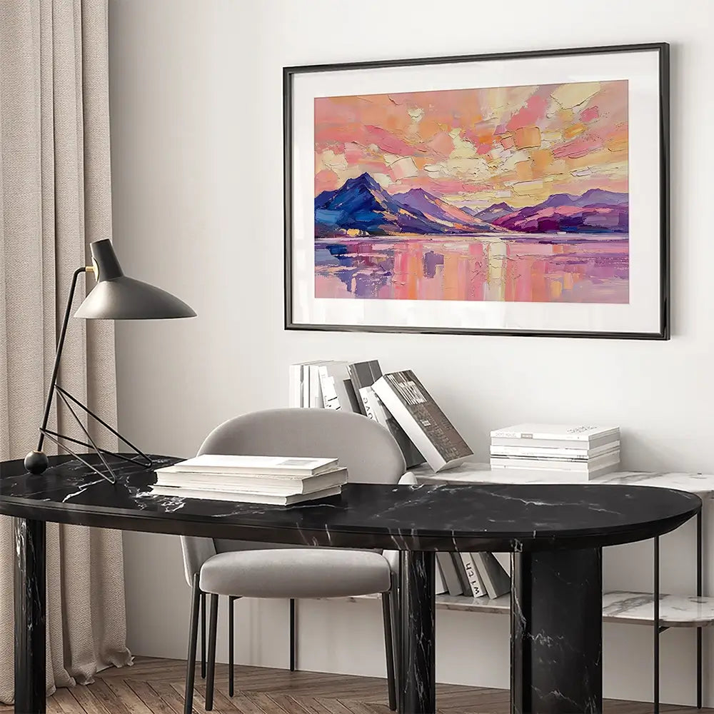 The Loch Holds The Light Framed Art Print The Loch Holds The Light Framed Art Print wall art product David Alexander Elder