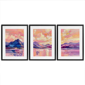 The Loch Holds The Light Framed Art Print Trio The Loch Holds The Light Framed Art Print Trio wall art product David Alexander Elder