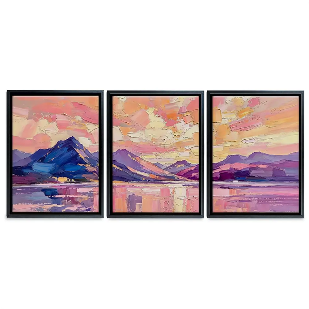 The Loch Holds The Light Trio Canvas Print The Loch Holds The Light Trio Canvas Print wall art product David Alexander Elder
