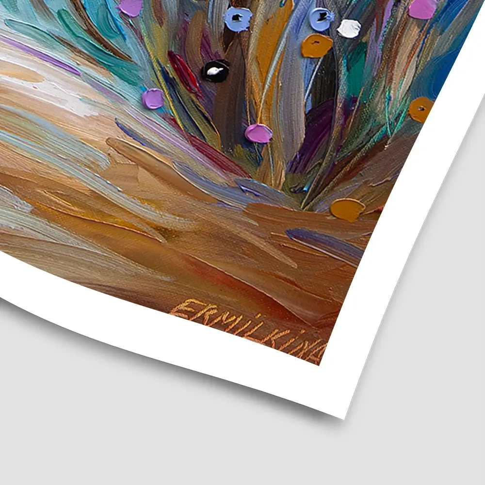The Magic Garden Square Art Print The Magic Garden Square Art Print wall art product Ekaterina Ermilkina