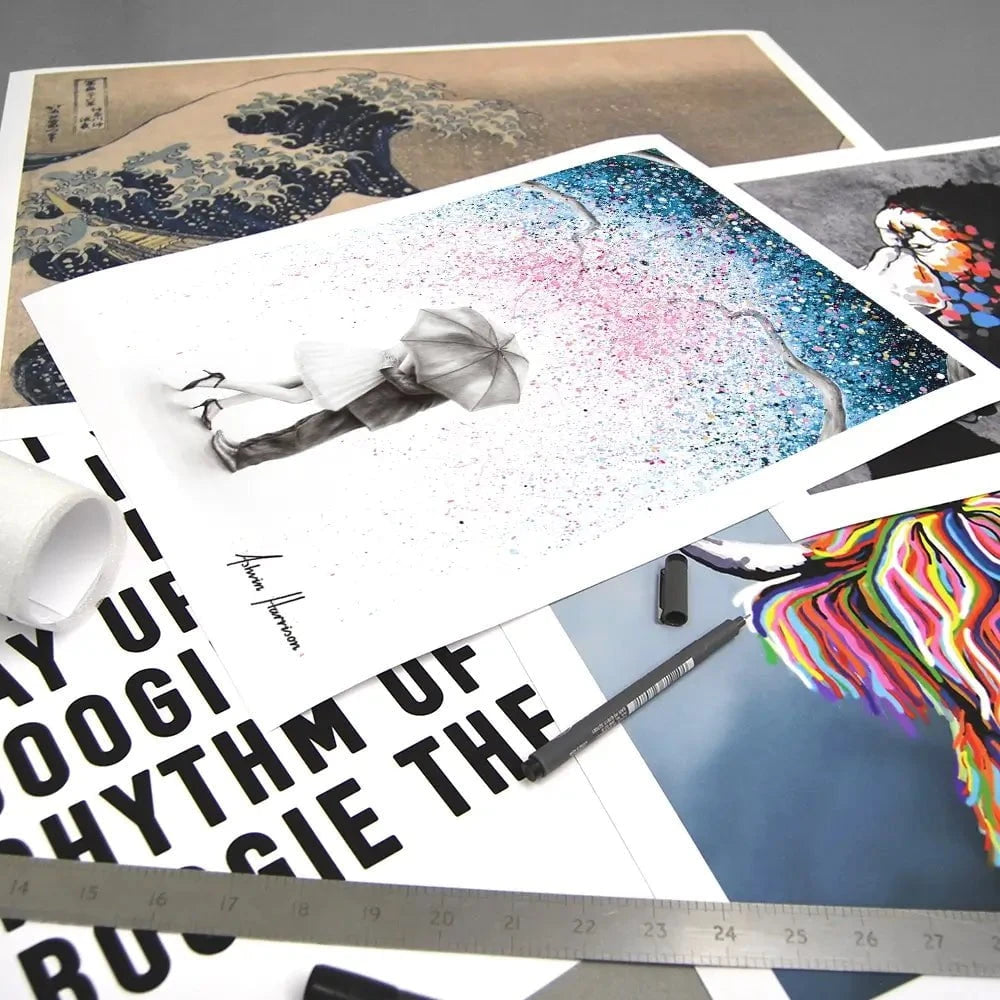 The Midnight Kiss Art Print The Midnight Kiss Art Print wall art product Ashvin Harrison