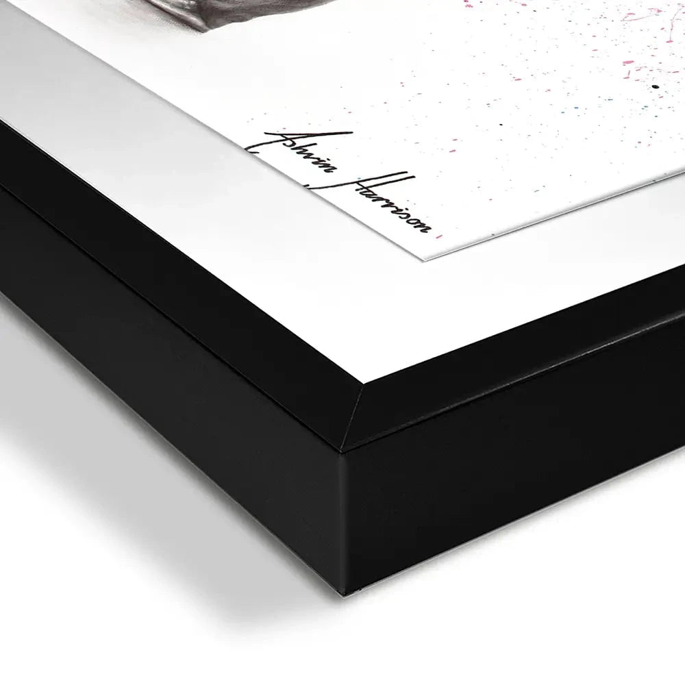 The Midnight Kiss Framed Art Print The Midnight Kiss Framed Art Print wall art product Ashvin Harrison