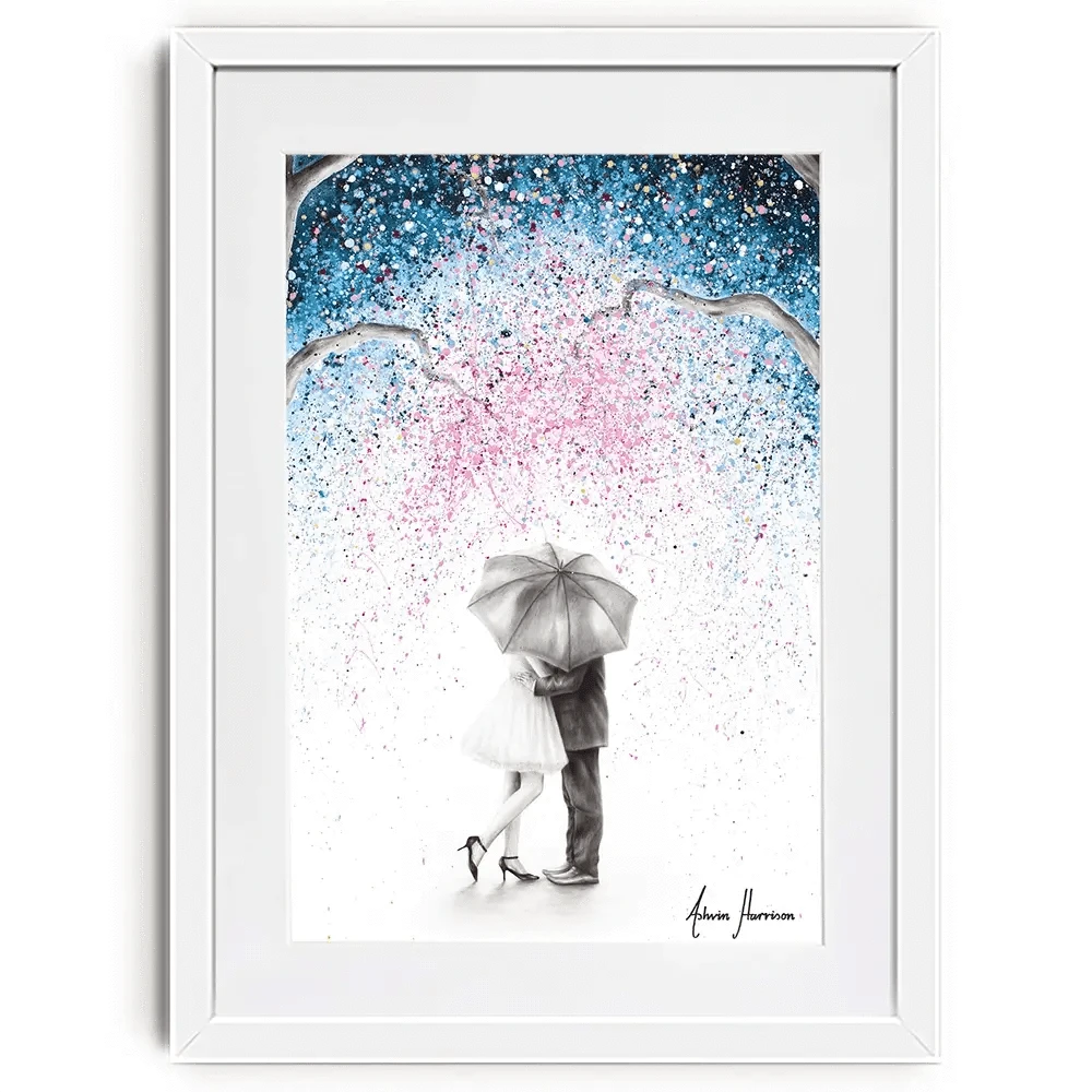 The Midnight Kiss Framed Art Print The Midnight Kiss Framed Art Print wall art product Ashvin Harrison