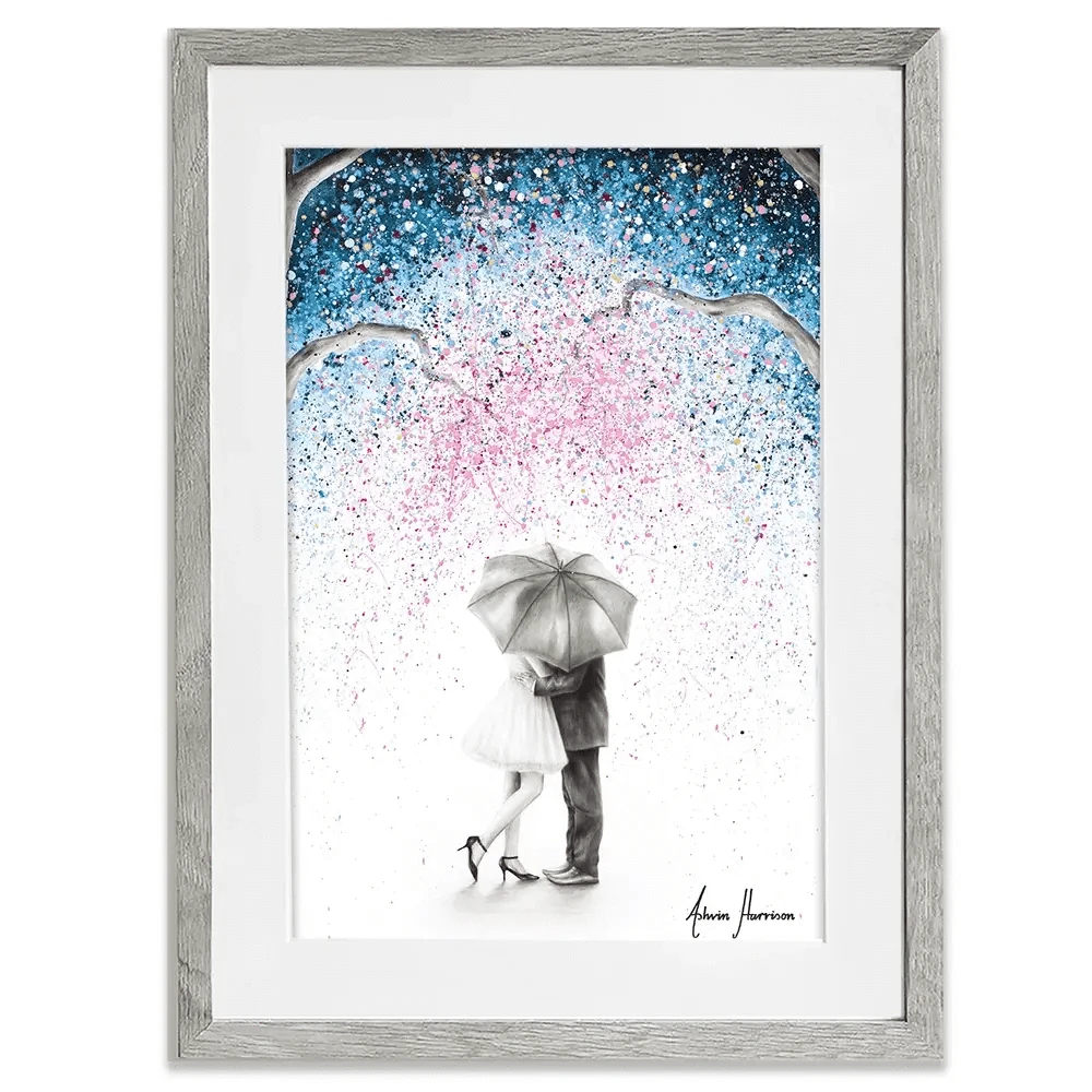 The Midnight Kiss Framed Art Print The Midnight Kiss Framed Art Print wall art product Ashvin Harrison