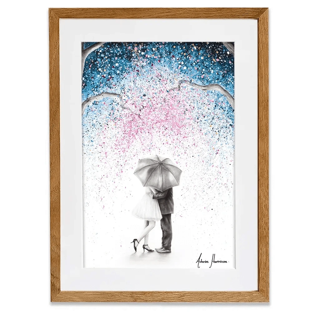 The Midnight Kiss Framed Art Print The Midnight Kiss Framed Art Print wall art product Ashvin Harrison