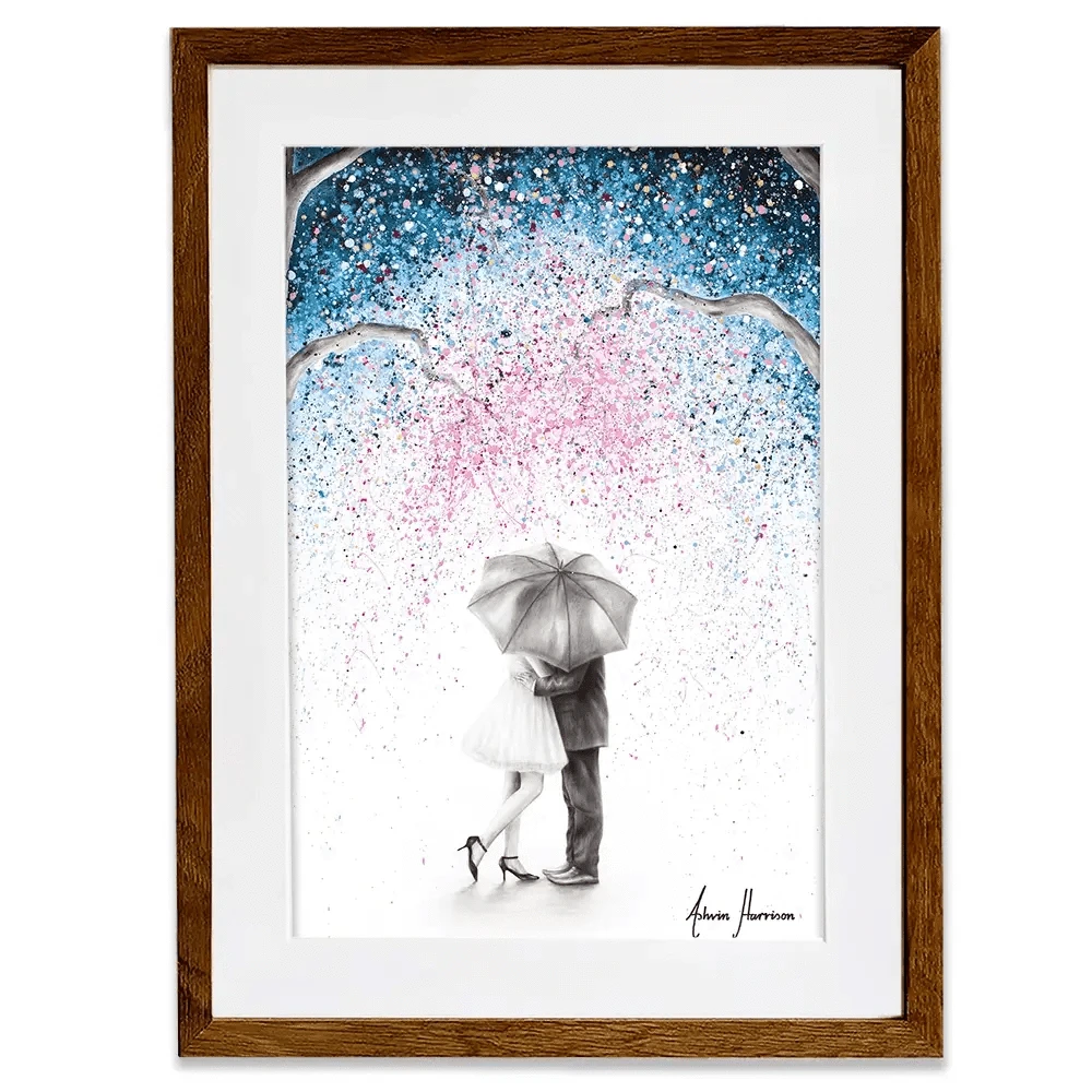 The Midnight Kiss Framed Art Print The Midnight Kiss Framed Art Print wall art product Ashvin Harrison