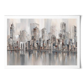 The New York Skyline Art Print The New York Skyline Art Print wall art product Isabella Karolewicz