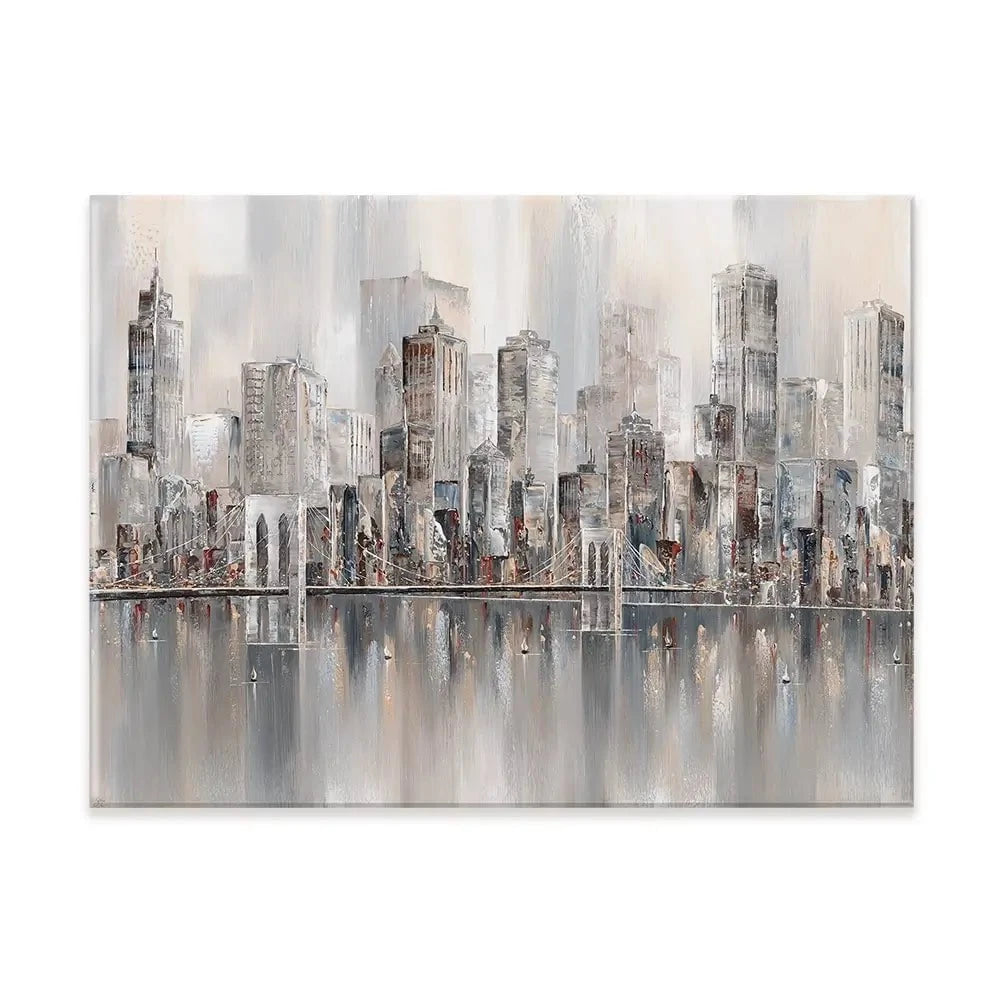 The New York Skyline Canvas Print The New York Skyline Canvas Print wall art product Isabella Karolewicz