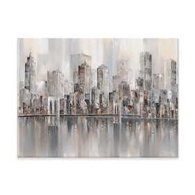 The New York Skyline Canvas Print The New York Skyline Canvas Print wall art product Isabella Karolewicz