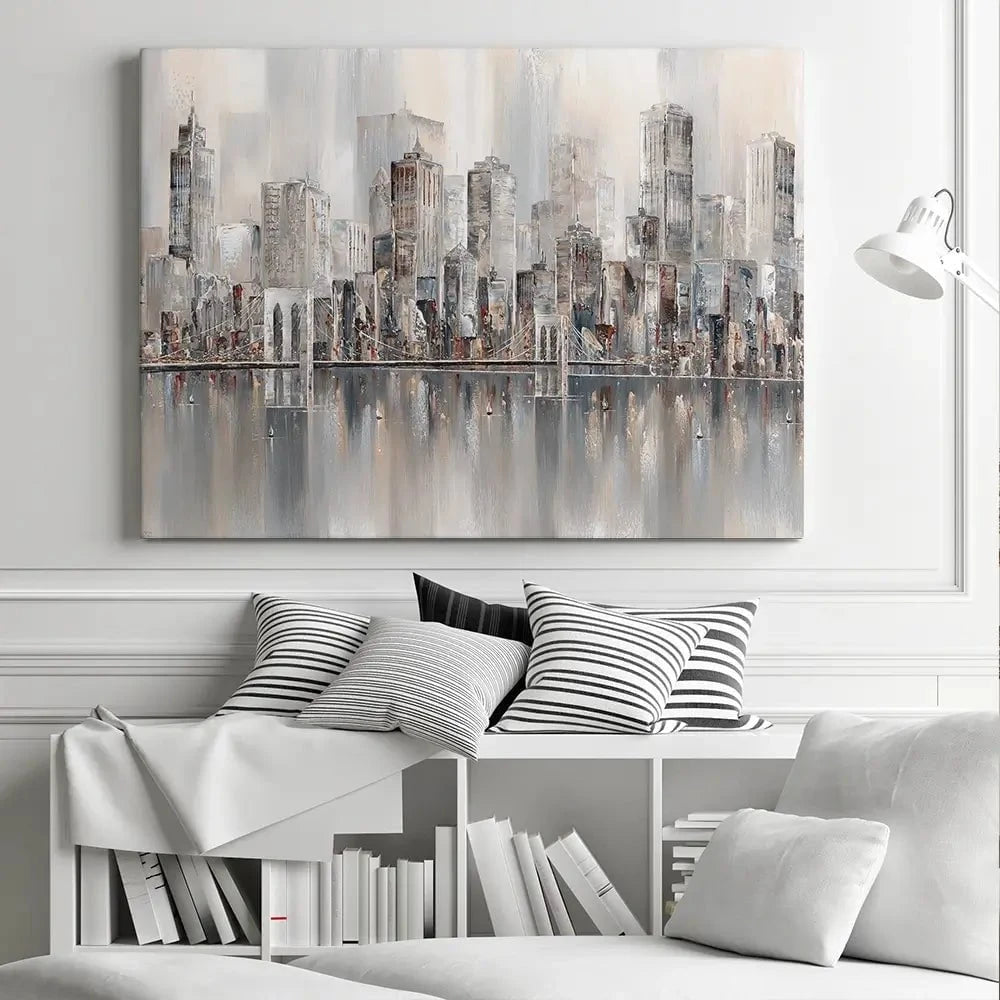The New York Skyline Canvas Print The New York Skyline Canvas Print wall art product Isabella Karolewicz