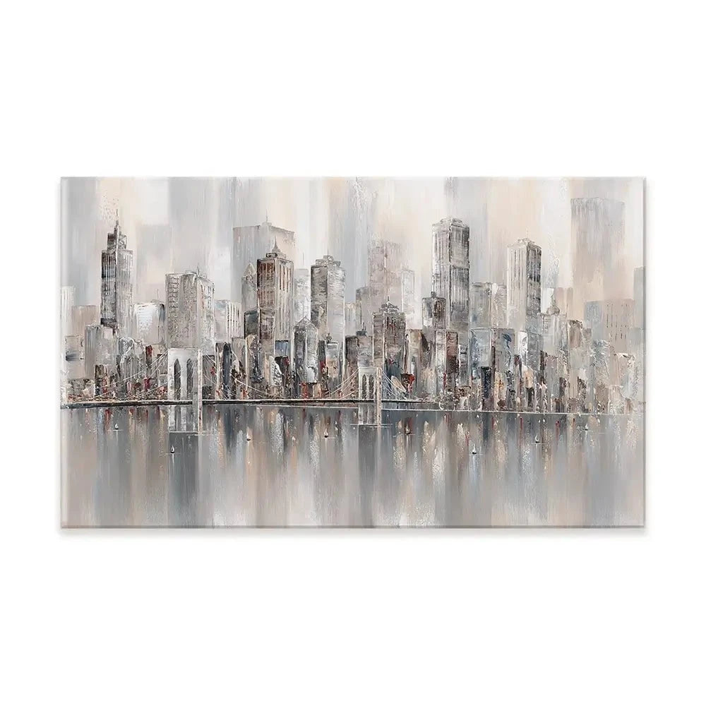 The New York Skyline Canvas Print The New York Skyline Canvas Print wall art product Isabella Karolewicz