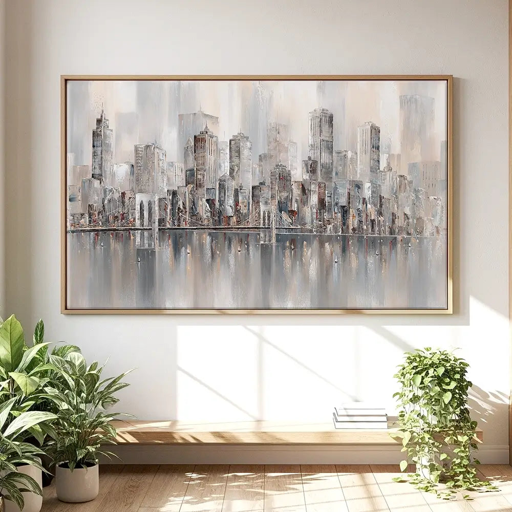 The New York Skyline Oversized Canvas Print The New York Skyline Oversized Canvas Print wall art product Art Print Shop