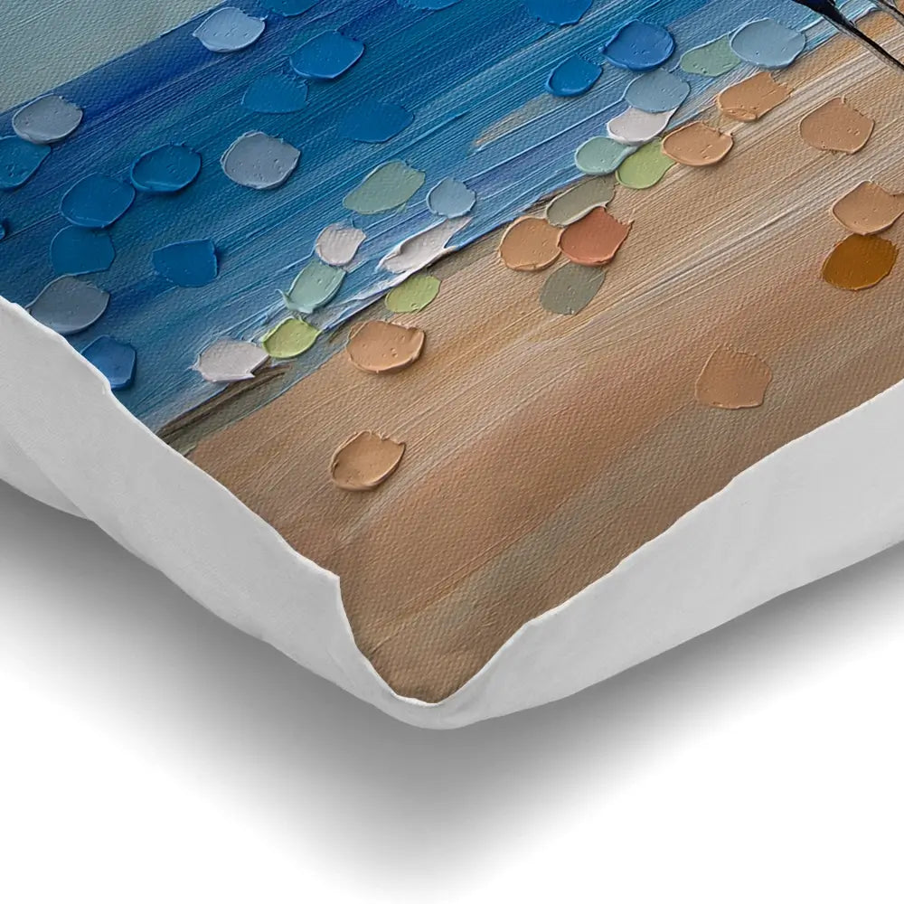 The Ocean Knows Our Names Cushion The Ocean Knows Our Names Cushion wall art product Ekaterina Ermilkina