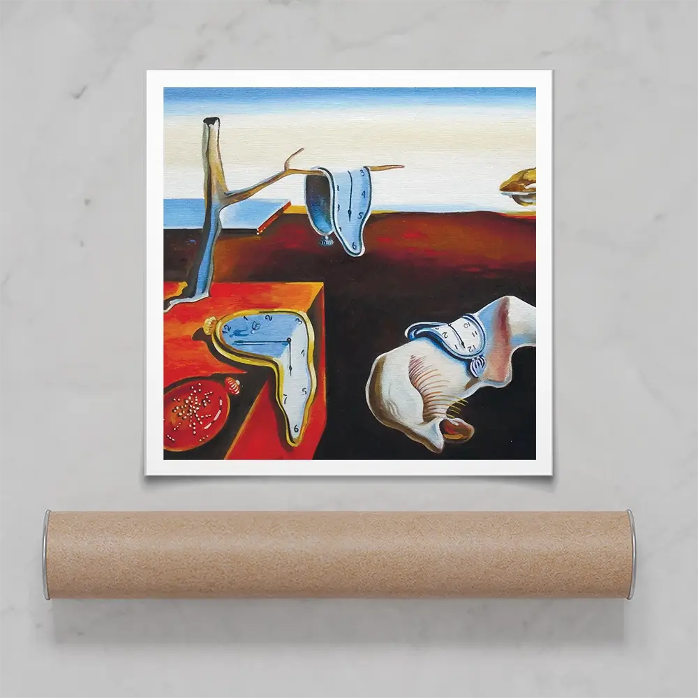 The Persistence Of Memory Square Art Print The Persistence Of Memory Square Art Print wall art product kumachenkova / Shutterstock