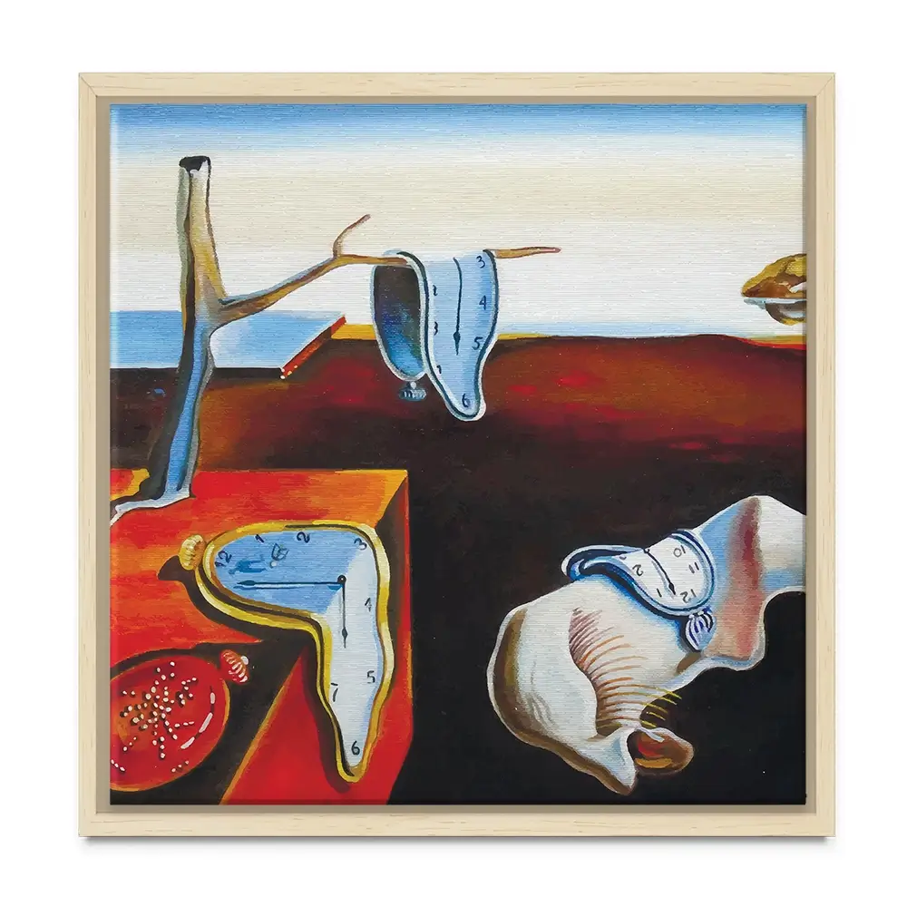 The Persistence Of Memory Square Canvas Print The Persistence Of Memory Square Canvas Print wall art product kumachenkova / Shutterstock