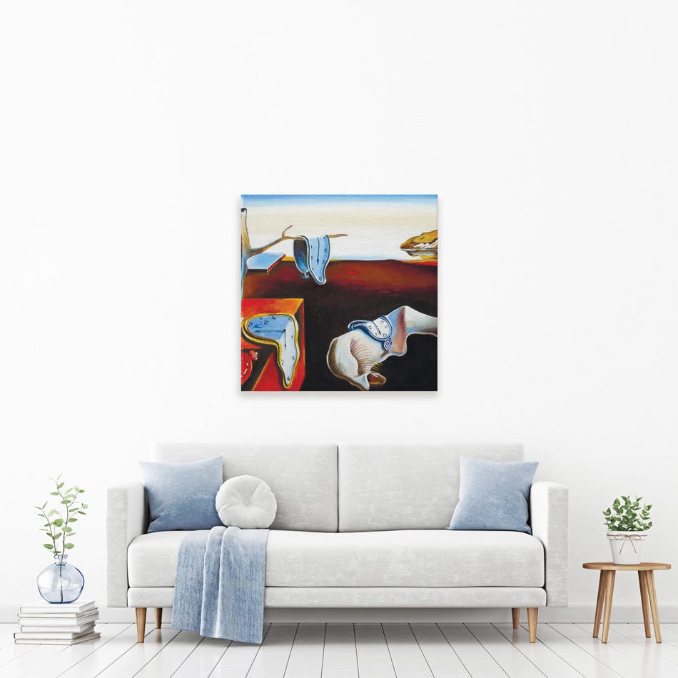 The Persistence Of Memory Square Canvas Print wall art product kumachenkova / Shutterstock
